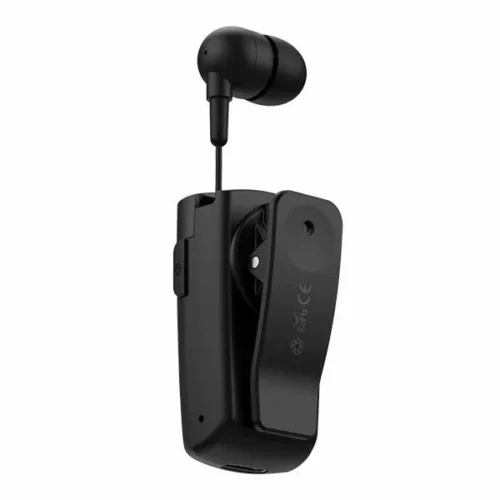 ⁦אוזניית בלוטוס חוט נשלף PureGear ClipCall שחור⁩ – תמונה ⁦2⁩
